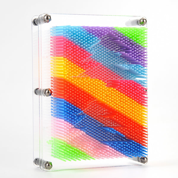 3D Pin Art Impression Board (Rainbow)