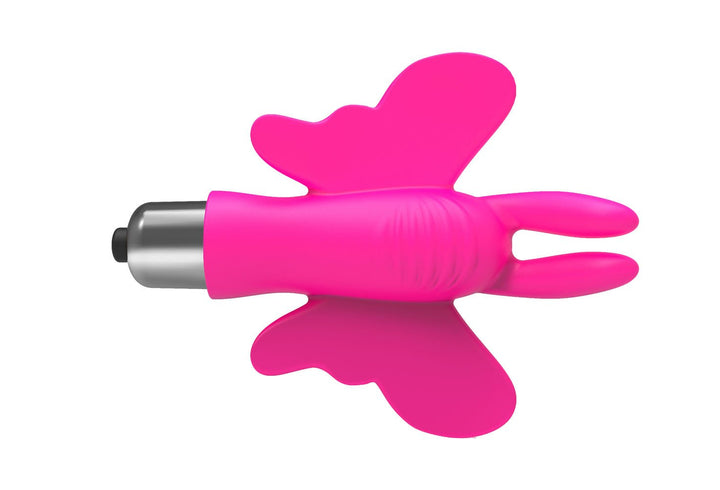 The 9's Flirt Finger Butterfly Finger Vibrator - Pink - US Stores