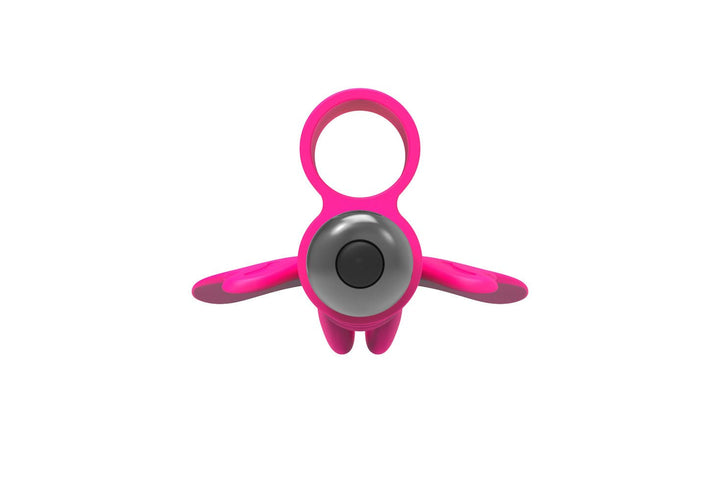The 9's Flirt Finger Butterfly Finger Vibrator - Pink - US Stores
