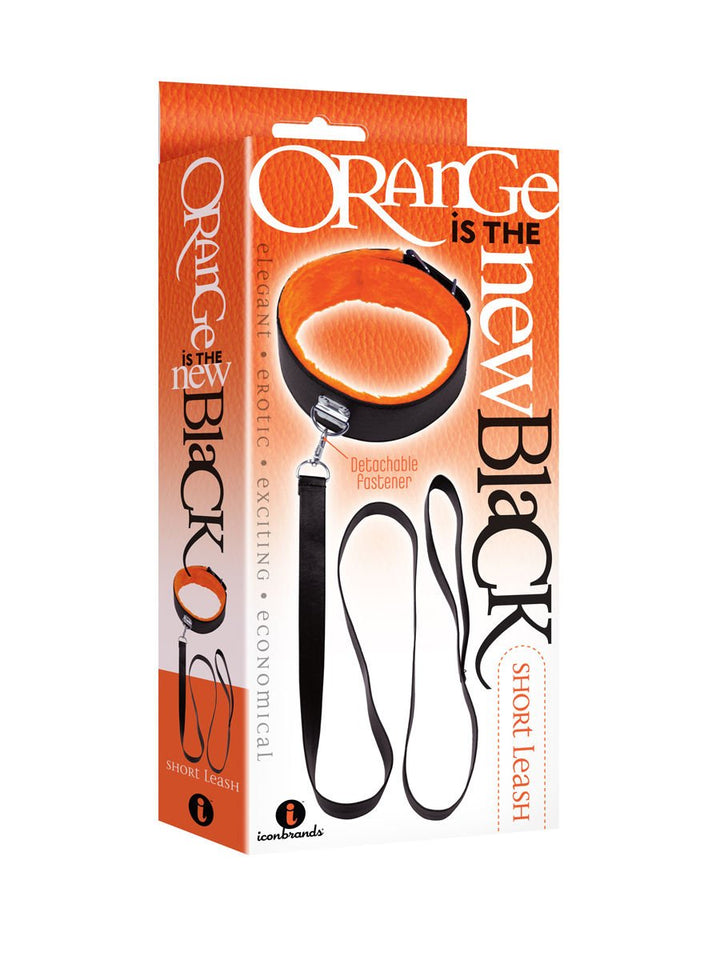 The 9's Orange Is the New Black Short Leash - Black - US Stores