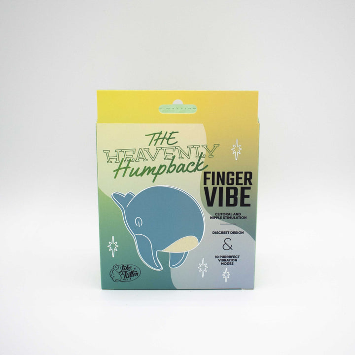 The Heavenly Humpback Finger Bullet Vibrator - Blue - US Stores