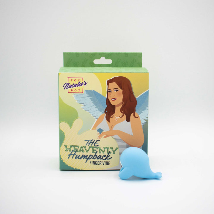 The Heavenly Humpback Finger Bullet Vibrator - Blue - US Stores