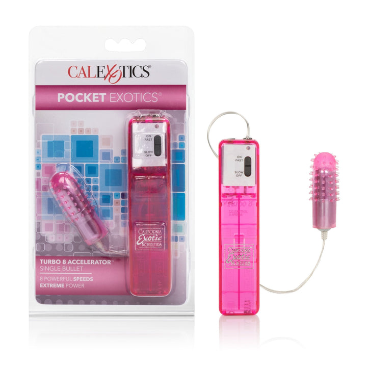 Turbo 8 Accelerator Bullet - Pink - US Stores