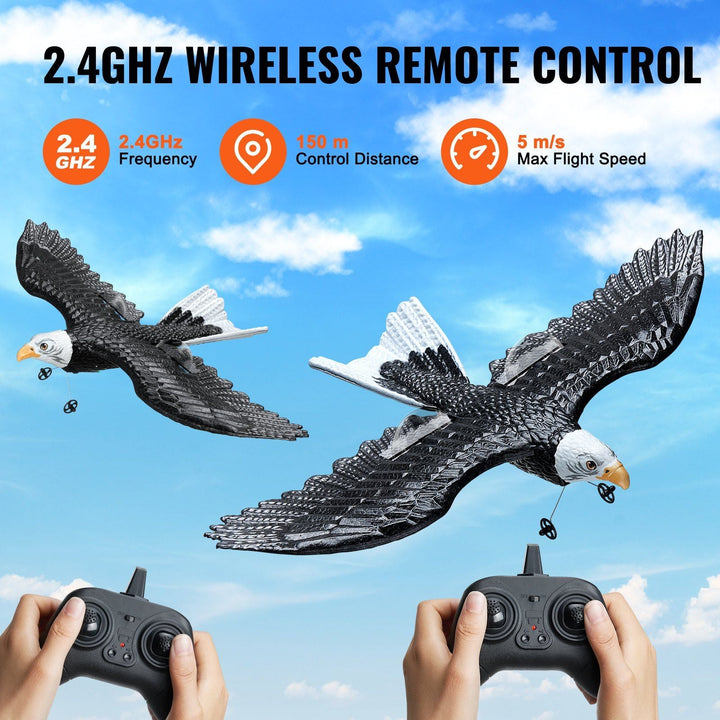 VEVOR RC Airplane Biomimetic Eagle EPP Foam RC Plane Toy 2.4 GHz Remote Control - US Stores