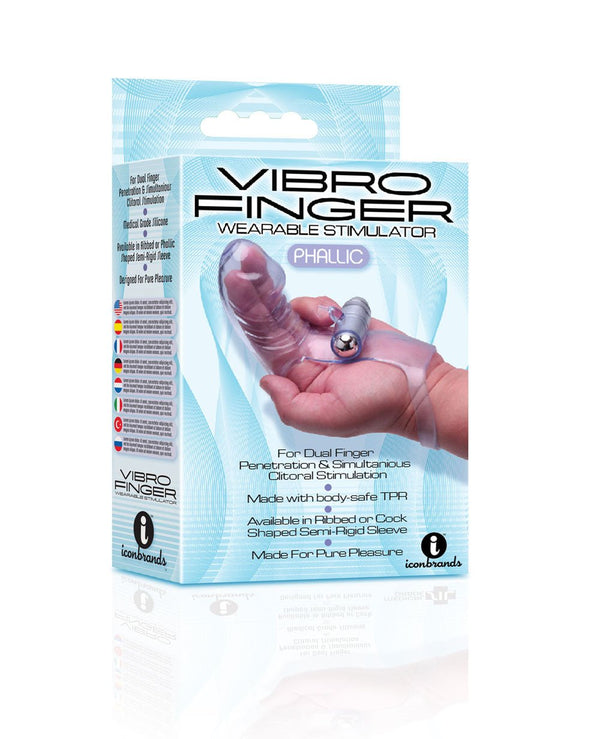 Vibro Finger Wearable Stimulator - Purple - US Stores