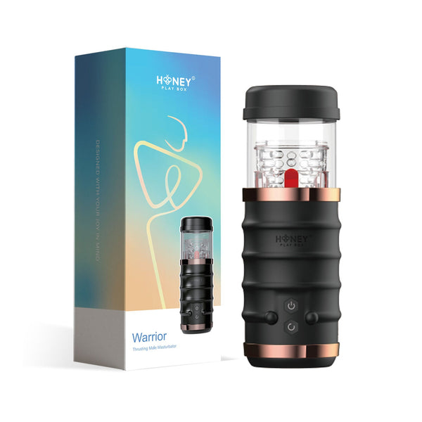 Warrior Thrusting Male Masturbator - Black - US Stores