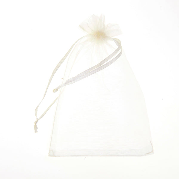 100 Pack 4x6 Inch Mini Sheer Drawstring Transparent Bag