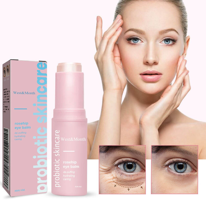 West&Month Rosehip Eye Cream Stick, Eye Area Moisturizing Light Line Dark Circles Lift Firming Eye Cream - US Stores