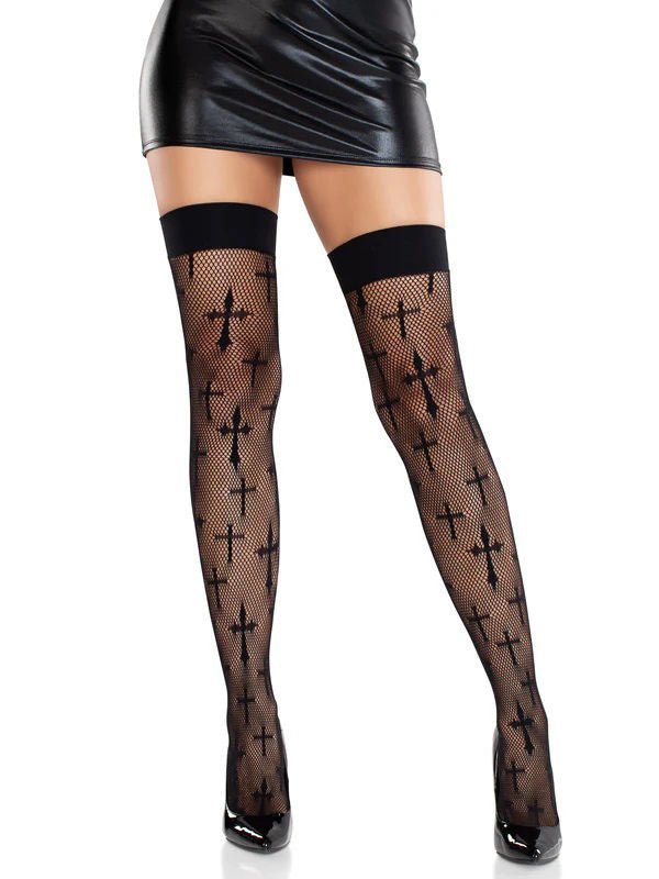 Worship Me Thigh Highs O/s - Black - US Stores