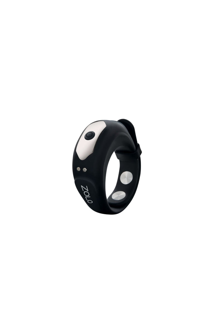 Zolo Fit Rite Vibrate Cock Ring with Snaps - Black - US Stores